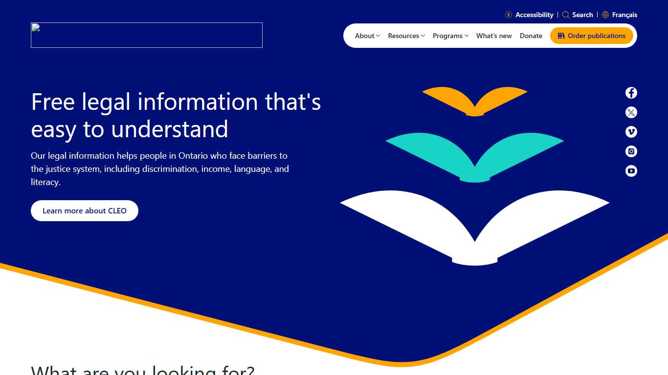 Home - CLEO (Community Legal Education Ontario / Éducation juridique communautaire Ontario)