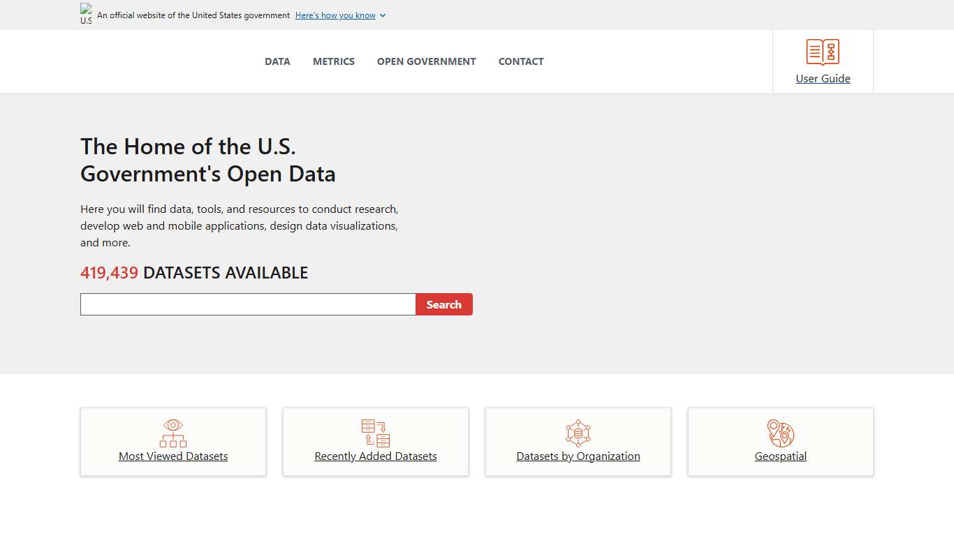 Data.gov Home - Data.gov
